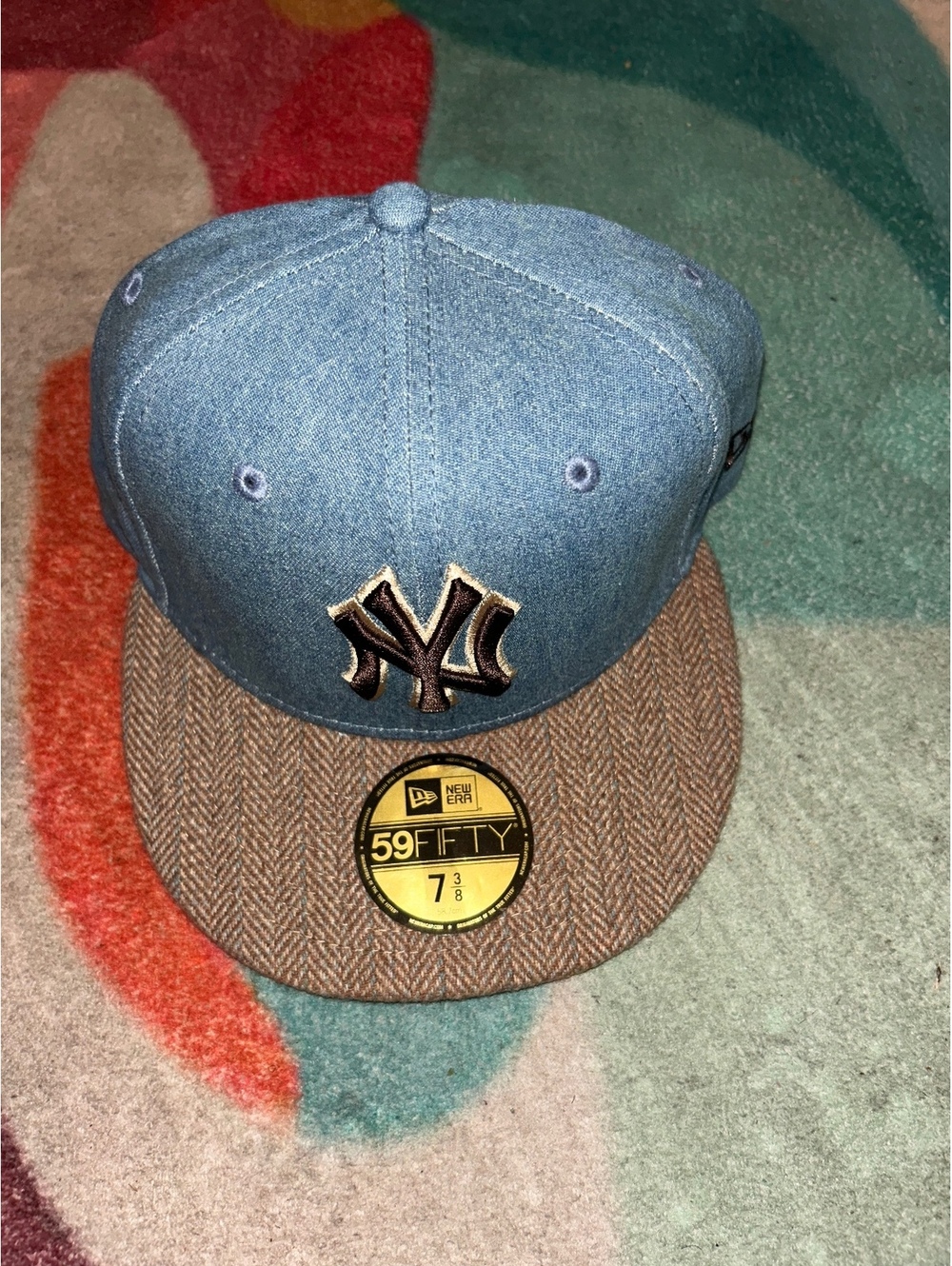 New Era 59FIFTY New York Yankees Fitted Cap Size 7 3/8